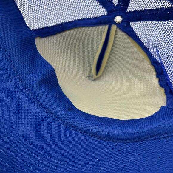 Vintage Pfizer Pharmaceutical Trucker Hat Cap Blue Snapback Wallula Washington - Picture 10 of 11